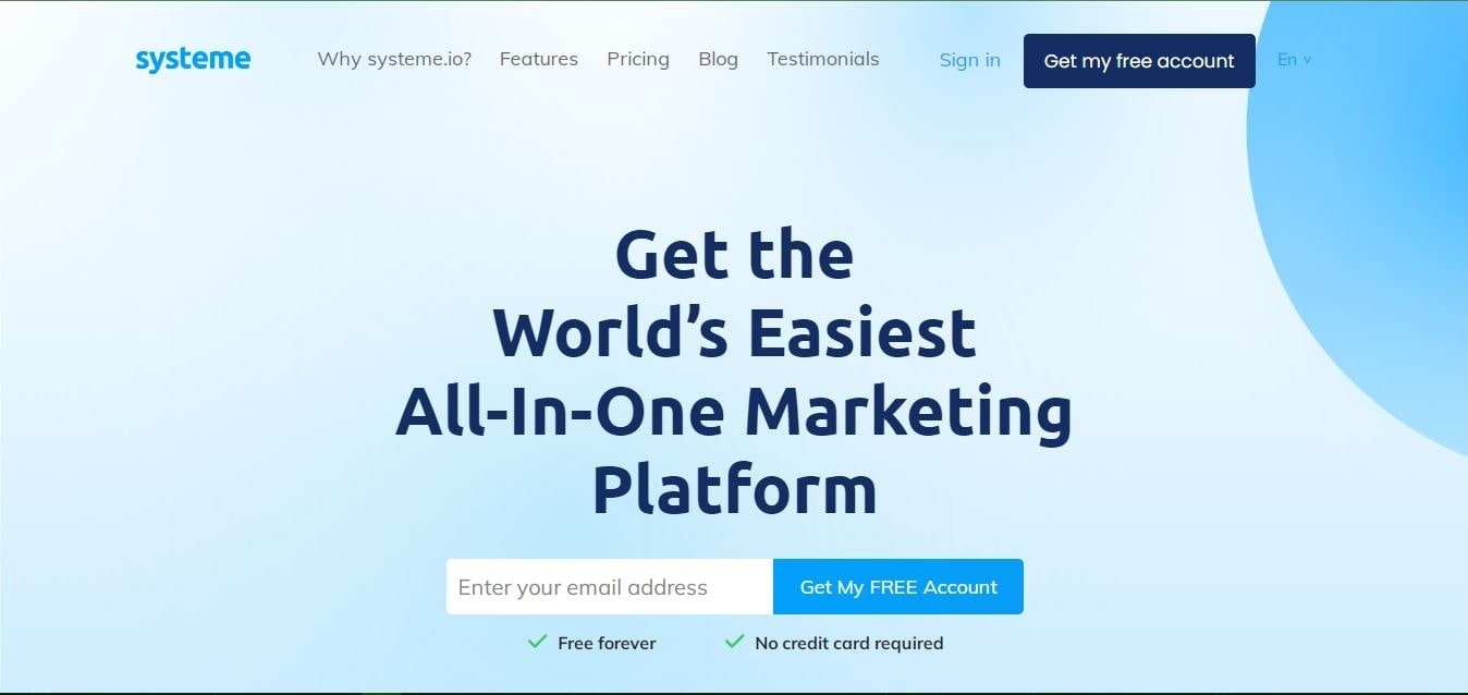 Get the Worlds Easiest All In One Marketing Platform