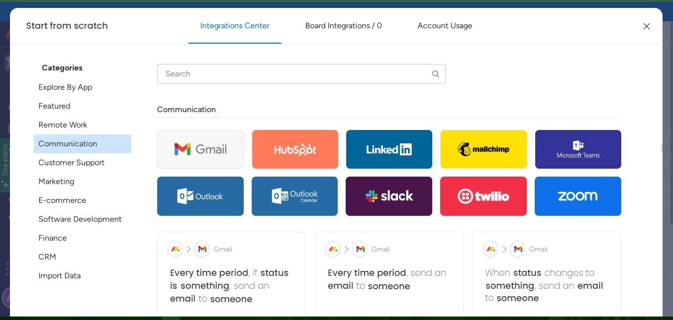 Integrate Monday with Other Tools